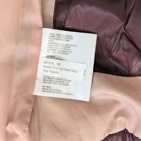 MICHAEL Michael Kors Girl’s Faux Shearling Puffer - Picture 10 of 10